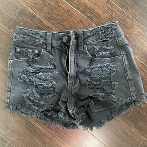 American eagle shorts, Size 00, black